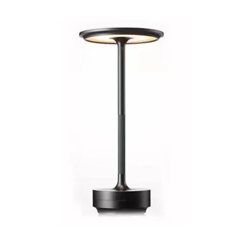 

Hot Rechargeable LED Desk Lamp Touch Dimming USB Portable Charging Coffee Shop Bar Vintage Decoration Atmosphere Night Light чорний