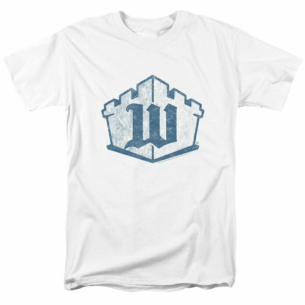 White Castle Monogram T Shirt Mens Licensed Hamburger Tee White S
