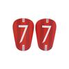 Ultra-light, High-temp Resistant Shin Guards for Adults and Kids - Football Socks with Star Number Inserts.