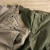 Men's Khaki Retro Washed Multi-Pocket Casual Workwear Shorts