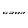 For BMW GT Series E63 E64 F06 F12 F13 G32 Black GT 630i 630d 640i 640d XDrive SDrive ABS Car Trunk Logo Alphanumeric Emblem pf2