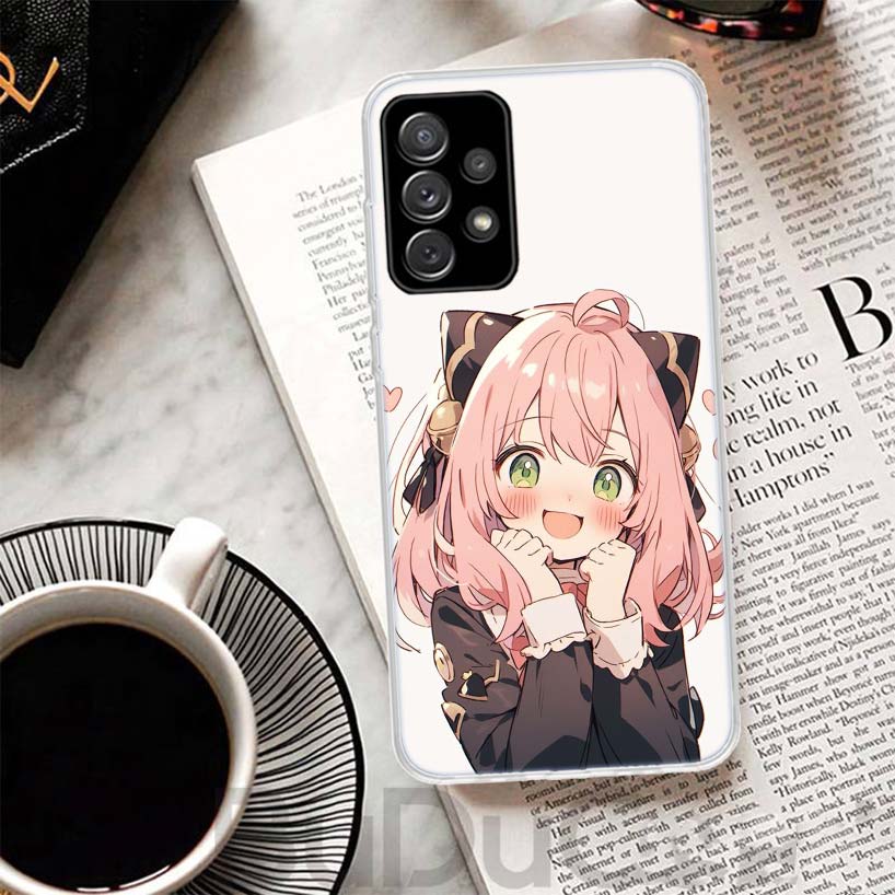 S-Spy Family Anya Phone Case For Samsung A16 A26 A36 A56 A15 A14 A13 A55 A54 A53 A25 A24 A23 A35 A34 A33 A05S A04S A15 A14 A54 A
