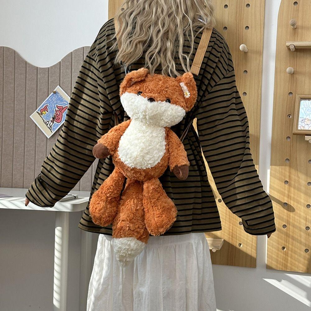 Stuffed Toy Panda Plush Backpack Kawaii Children's School Bag Animal Shoulder Bag  Birthday Gifts