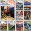 Zion National Park Decor Vintage Metal Signs Tin Signs Captain Poster Decor for Bar Pub Club Man Cave Wall Decoration