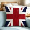 British National Flag-G Culture Square Double-Sided printed Pillow Case Bedroom Bedside Pillow Sofa Cushion Cover Gift