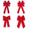 Nastro Rosso Natale Durevole Design a Fiocco Decorazione Regalo Accessorio per Artigianato