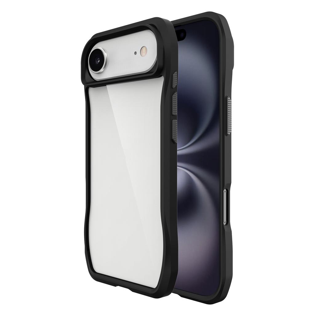 For iPhone 17 Air Case Anti-Scratch TPU+PC Hybrid Phone Cover