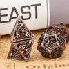 Blood Dragon Metal Dice Set For Dungeons And Dragons, Polyhedral Dice Set,  Rpg Dice, Metal D&D Dice Set Gifts, D And D D Dice