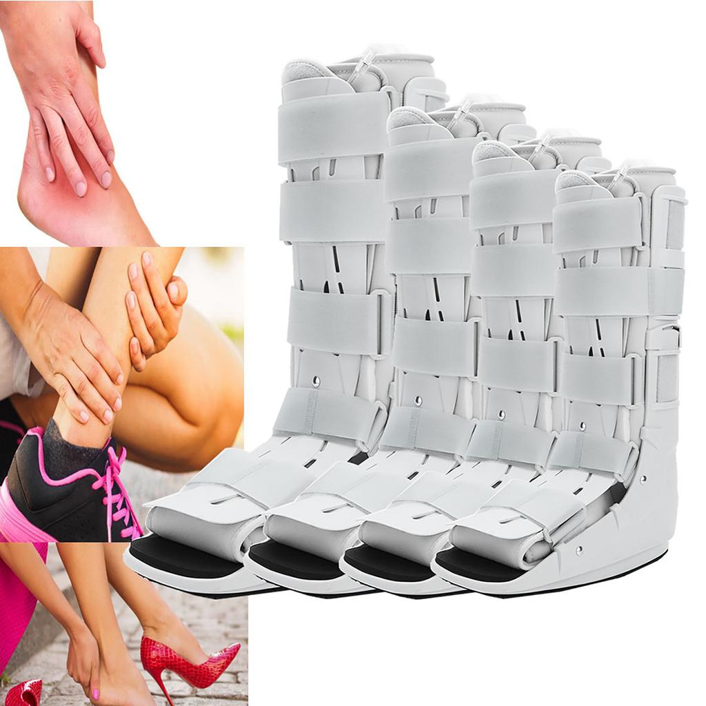 Foam Pneumatic Walking Boot Ankle Strap Support Foot Orthosis Plantar Splint Brace