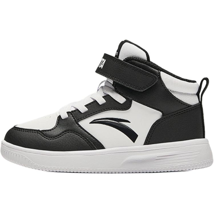 

Anta Fashionable Versatile Wear-Resistant High-Top Kids Skate Shoes Kids Sneakers White Black A12439983-5 28