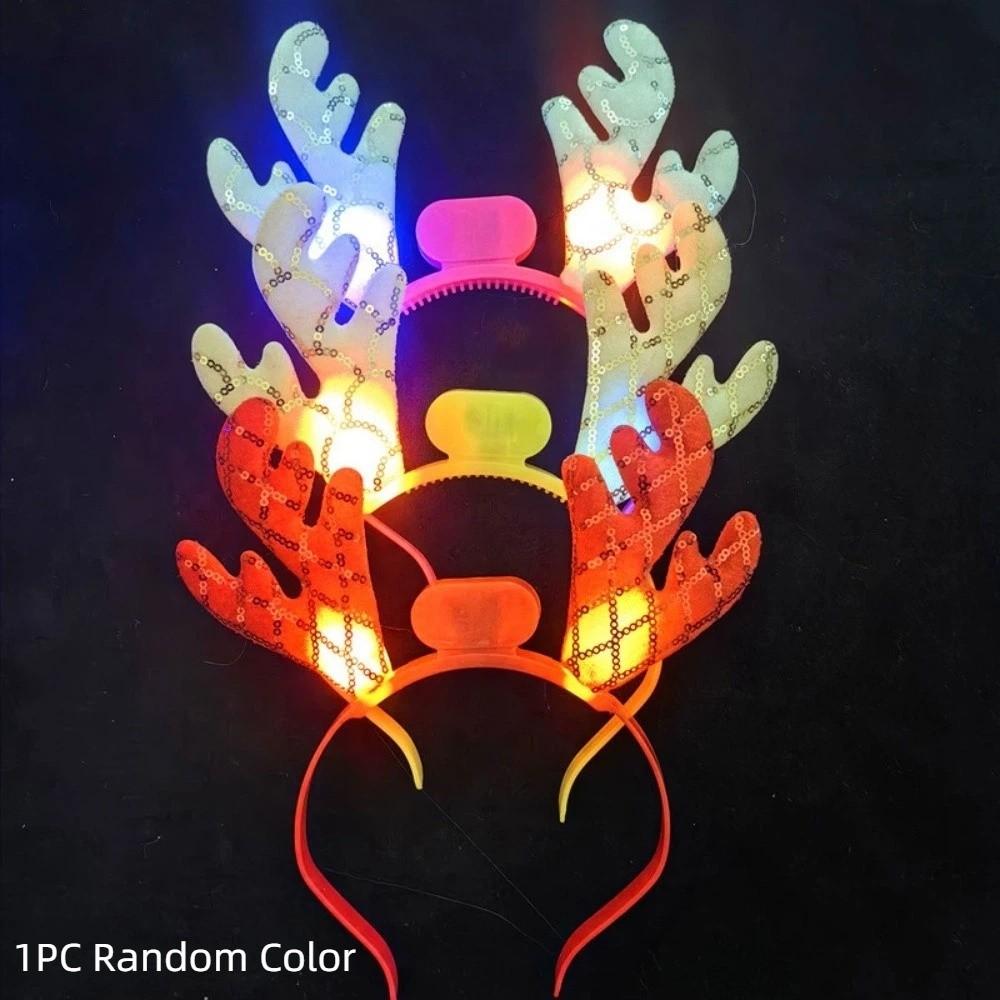 LED Glow LED Glow Hair Bands Photographic Headwear New Year Headdress  Decorations