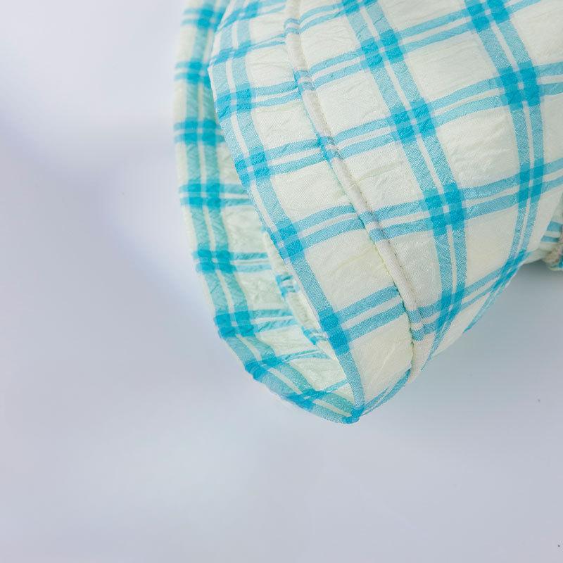 Japanese Sun Hat  Large Plaid Stitched Straw Hat  Fisherman Hat  Women's Basin Hat  UV Protection Sun Protection Hat  Face Covering