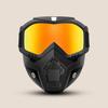 Okulary Rowerowe Zewnętrzne z Odpinaną Osłoną Twarzy Ochrona UV Wiatroszczelne Lekkie Męskie Damskie Okulary Sportowe do Narciarstwa Snowboardu Motocykla Roweru