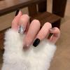 Handmade Donghai Black Star Diamond Shine Removable Nail Art