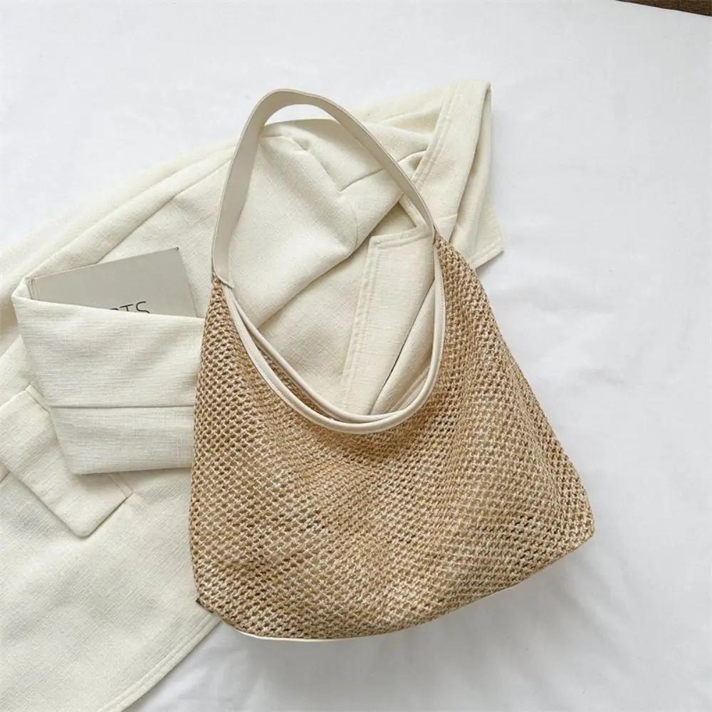 Fashion Women Summer Bohemian Straw Bag Woven Beach Crossbody Bag Shoulder Messenger Bag Girls Handbags Straw Bag Gifts белый