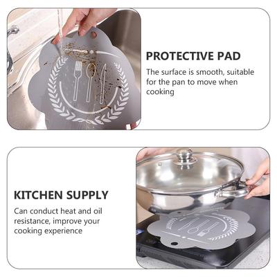 1Pcs Induction Cooker Mat High-Quality Reusable Heat Conduction Oil-Proof Non-Slip Protective Pad for Glass Ceramic Cooktops