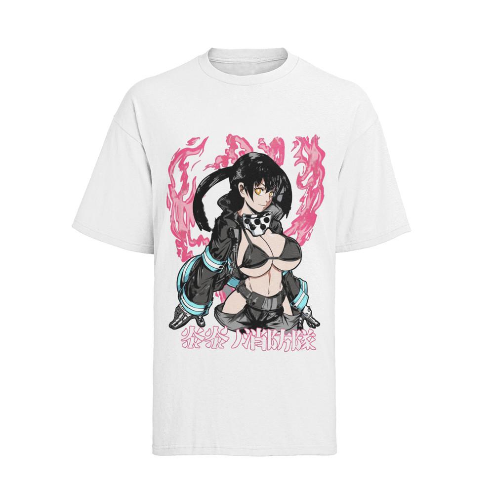 

Tamaki Kotatsu Fire Force waifu Senpai Anime Herren T-Shirt Baumwolle S