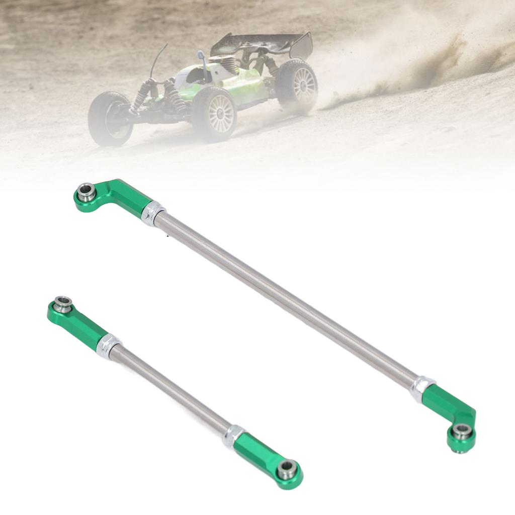 RC Linkage Links Rod Set 104mm Steering Pullrod Servo Rod 7mm Hd Set for 1/10 VP F10 Phoenix Axle Bridge