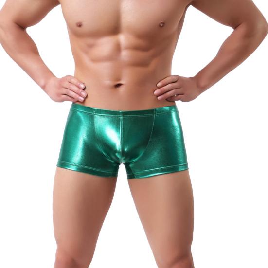 Herren-Boxershorts, U-konvex, atmungsaktiv, einfarbig, glatte Oberfläche, schmale Passform, antiseptisch, mittlere Taille, elastische Herren-Unterhose für den täglichen Gebrauch