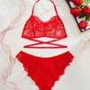 Europa, Amerika, Sommer neues sexy Unterwäsche-Set für Damen, sexy Spitzen-Zweiteiler