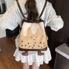 Cartoon Bubble Cute Tea Plush Backpack Curved Shoulder Straps Storage Portable