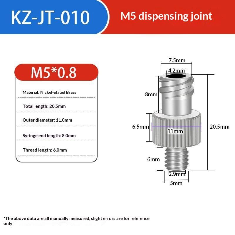 Luer Tracheal Fitting Connector M5 M6 M8 G1/8 G1/4 Male Female Double Thread for Pneumatic Air Hose Connection