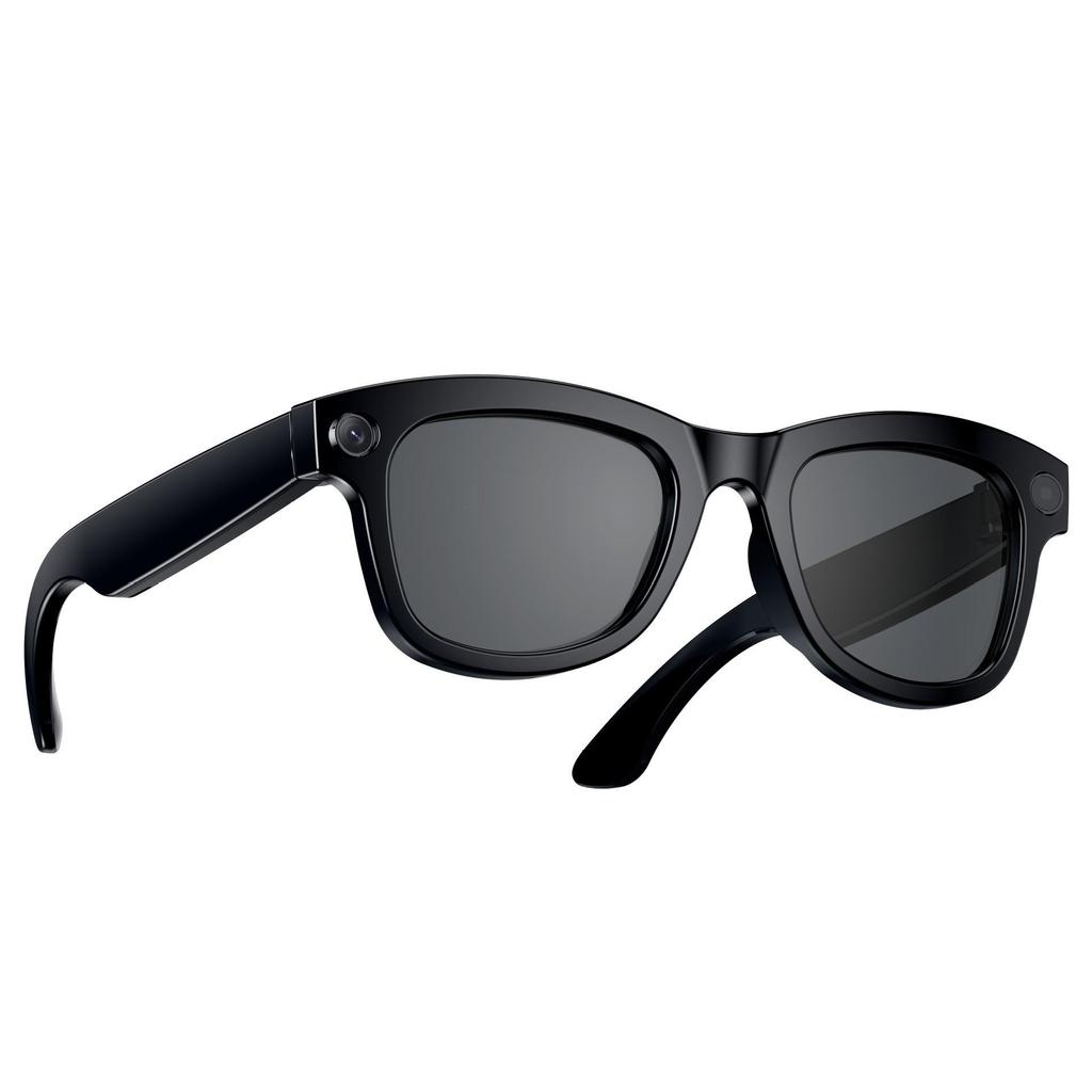 Occhiali Bluetooth con Fotocamera HD da 800W: Traduzione AI, Identificazione Oggetti, Registrazione Foto e Video.