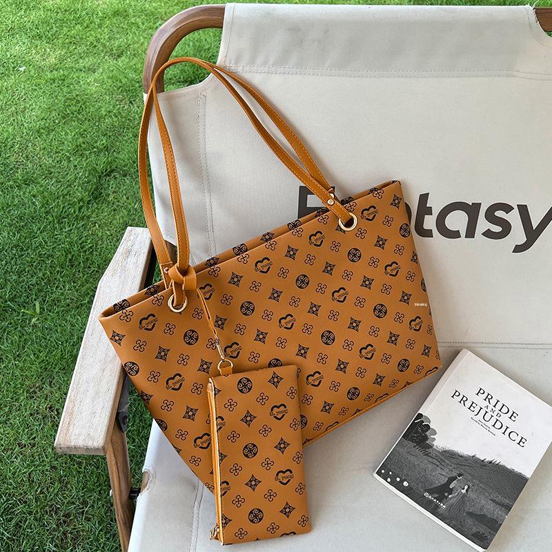 2023 Women's Large Capacity Two-Piece Shoulder and Handbag Set – European Tote Style
