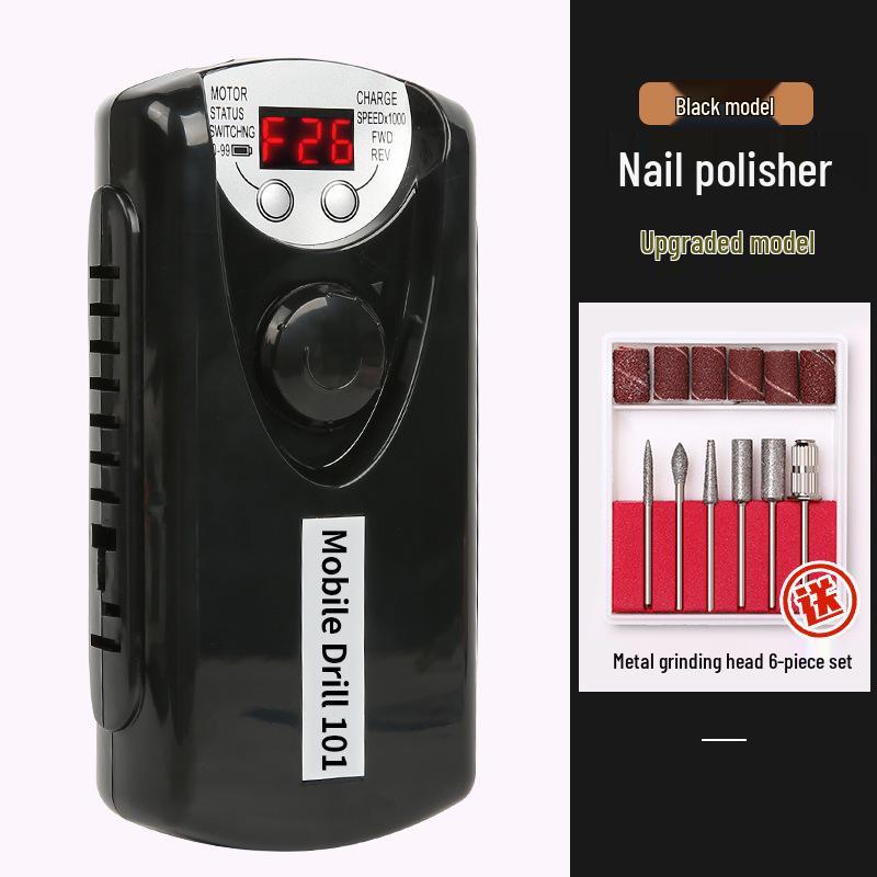 

Портативная электрическая пилка для ногтей и средство для снятия лака