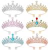 Kristall Diamant Braut Hochzeit Dutt Haar Tiara Geburtstag Kopfschmuck Haaraccessoire Ball Krone Autoshow Performance Stirnband