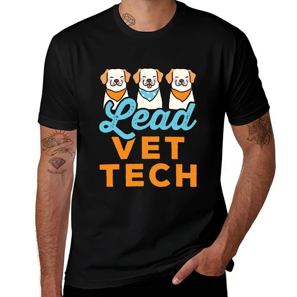 Lead Vet Tech Veterinary Technician Supervisor TShirt Plus Size Lightweight Top