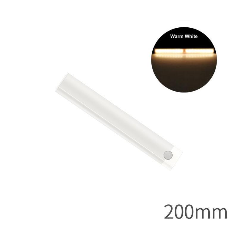 Skříňka s pohybovým senzorem Noční světlo LED Osvětlení USB Kuchyň Skříň Skříň Lampička Dobíjecí magnetické LED světlo