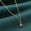 Fruit Cherry Cherry Pendant Necklace Femininity Sweet Oil Dripping Collarbone Chain Vl635