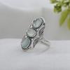Aquamarine Silver Ring, 100% 925 Sterling Silver Handmade Jewelry, Silver Jewelry, Women Ring Ar8937
