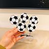 10pcs/set Zinc Zinc Alloy Basketball Hair Clips Flocking Side Clip for Fans  Cheering Props