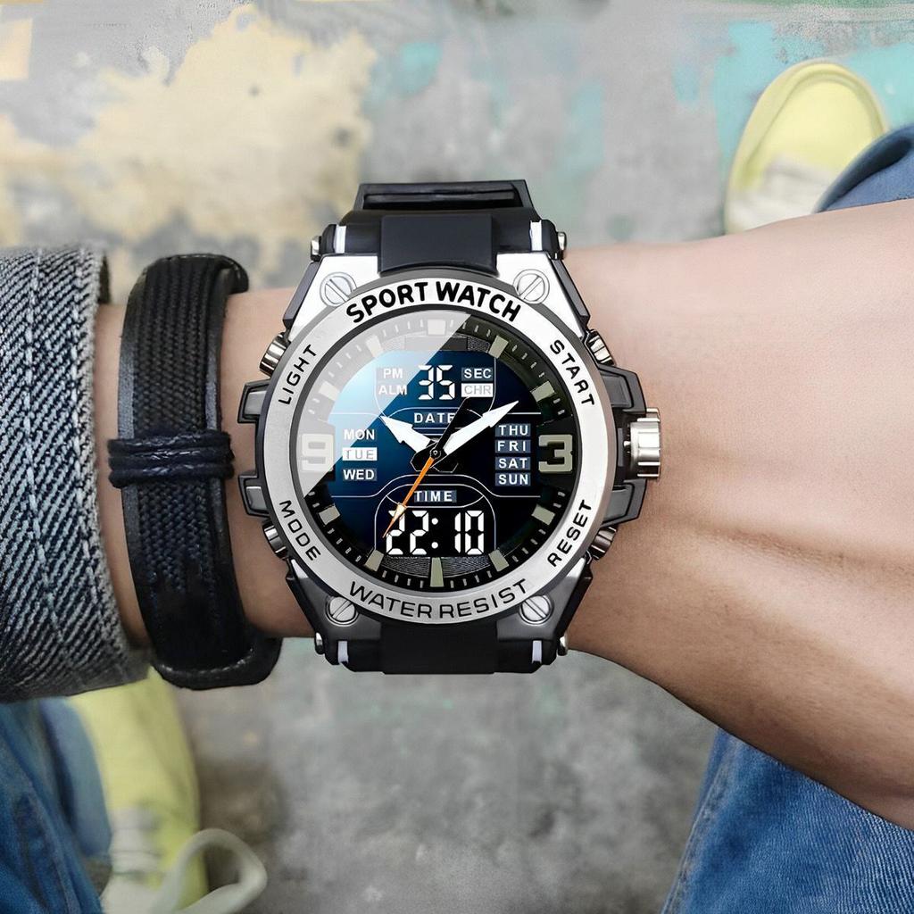 Watch Multifunctional Sports Handsome Multifunctional Electronic Watch Student Watch