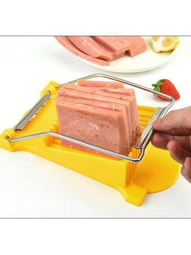 Ham Sausage Slicer, Luncheon Meat Slicer, Preserved Egg Slicer, and Fruit Divider.