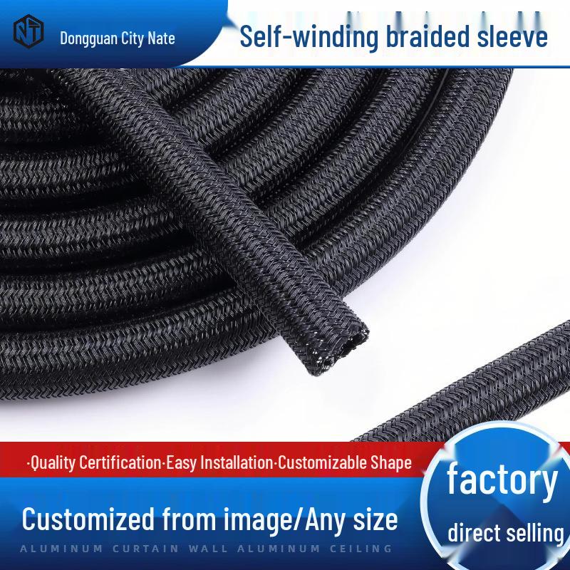 Self-Winding Braided Insulating Wire Sleeve with UL Certification
