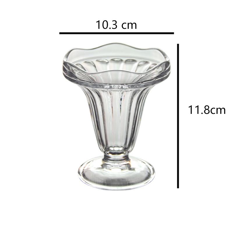 

4pcs Set 190ml Creative Cocktail Glass Ice Cream Fruit Juice Milk Shake Pudding Cups Drinkware Sweet Indulgences Cold Drink Mugs 4pcs