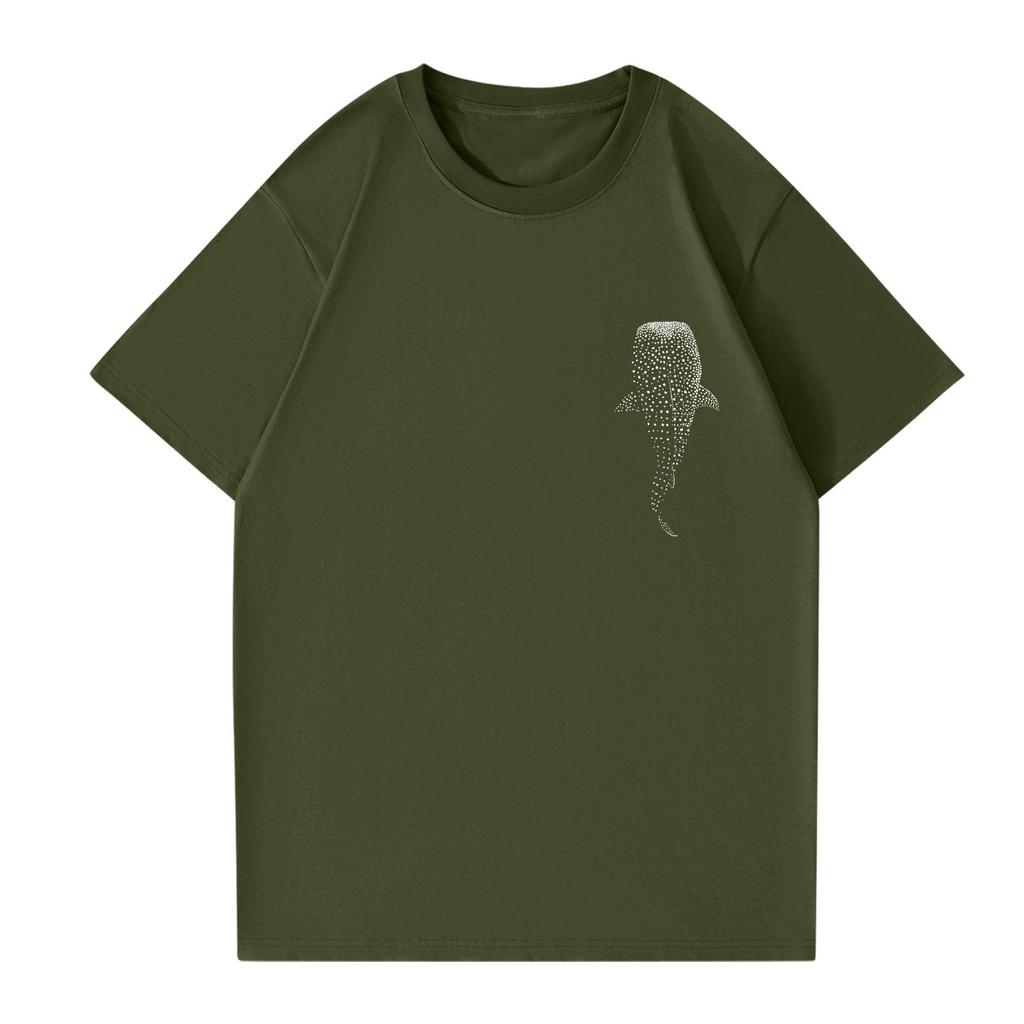 Women's Round Neck Printed Short,sleeved T,shirt Top