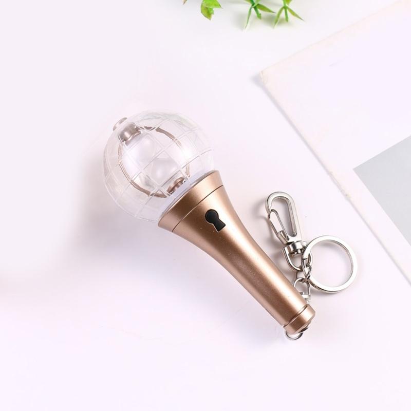 Sturdy LED Small Lightstick Keyring Multicolors Keychain for Music Concert Support Fans and Concert Gatherings