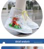 Upgraded Anime Kids' Non-Slip Mid-Calf Rain Shoe Covers: Rainproof, Sandproof, Stainproof for Rainy Days