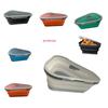 Pizza Pack Reusable Container Box Foldable Triangular Food Storage Case Orange