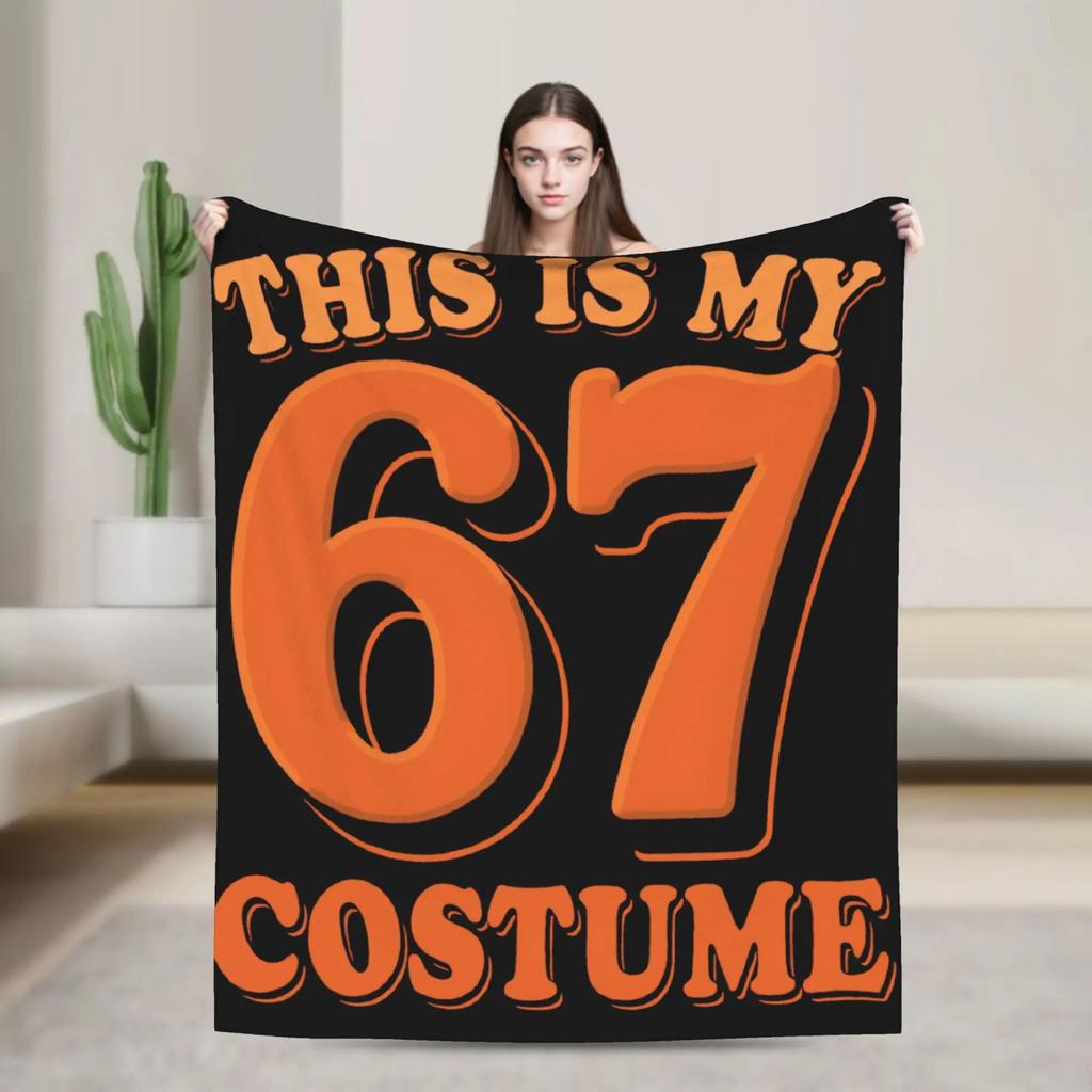 Six Seven Meme Black History Flannel Blanket Soft Warm Throw for Bed Sofa Cover Winter