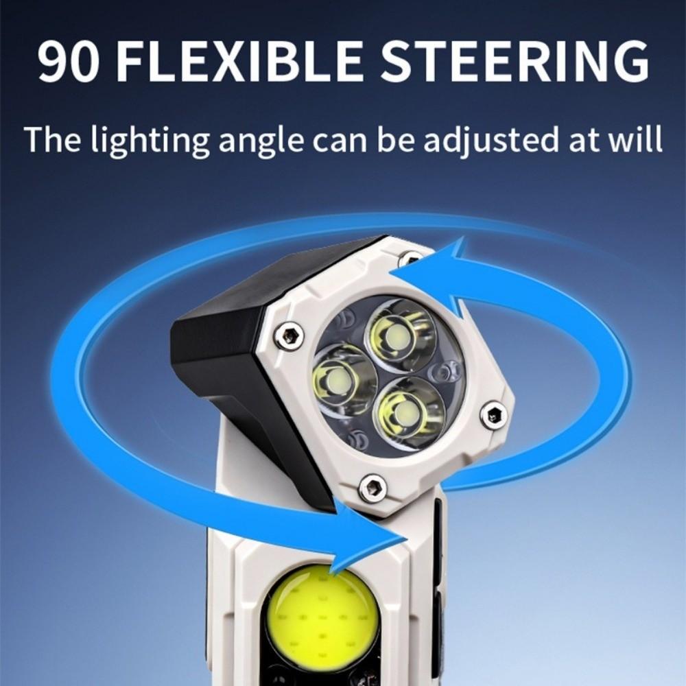 Portable Helmet Clip Light Magnetic Cap Clip Light Work Lighting Inductive Headlamp  Night Use