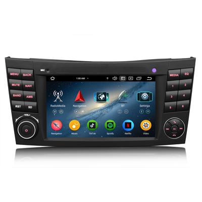 EU Stock Erisin ES5581E 7 Inch IPS Android 16.0 Wireless CarPlay 4G Car Dvd Player for Benz E-Class W211 CLS W219 Car Radio Gps