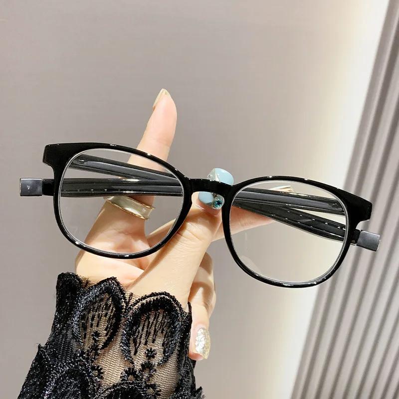 

Anti-blue Lightweight Eyeglasses Magnetic Clip-on Spectacle Strap Anti-fall Sports Eyeglasses Business Type Retro Presbyopia 0