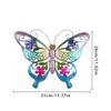 Large 3D Fence Ornament Metal Butterfly Wall Art Garden Decorative Hanging Sculpture