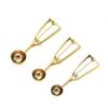 Easy To and Clean Metal Ice Cream Ball Spoon Multi-Functional and Sturdy Wide Applications Stainless Steel, Gold, M