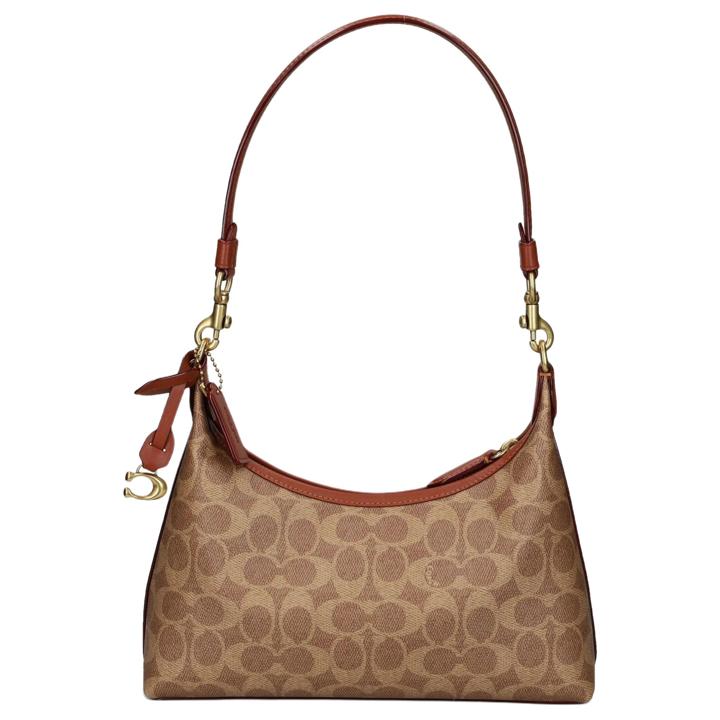 

Coach Juliet 25 Removable Adjustable Shoulder Strap Coated Canvas Shoulder Bag Medium Women shoulder bag Brown CAM26-B4XHG Gift Box Sets (Basic Set+Black Box)